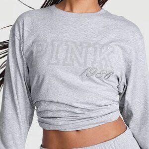PINK Victoria's Secret Campus Cotton Long-Sleeve Tee - XLarge - NWT